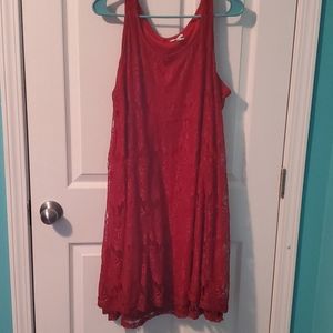 Red lace Dress